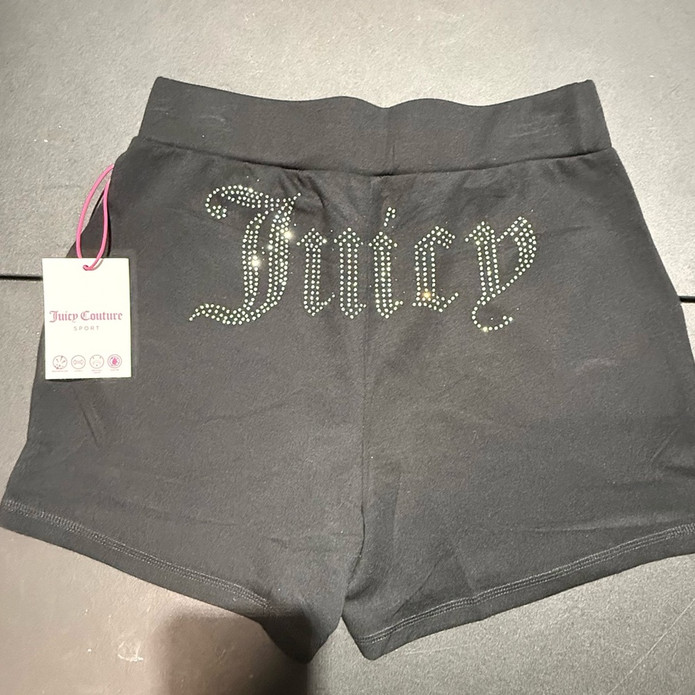 Juicy Couture Black Women's Sports Shorts Size M